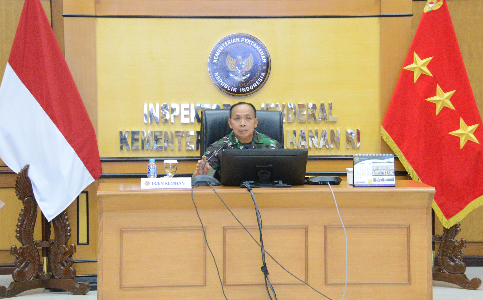 Itjen Kemhan berkoordinasi dengan instansi terkait dalam penyusunan laporan keuangan