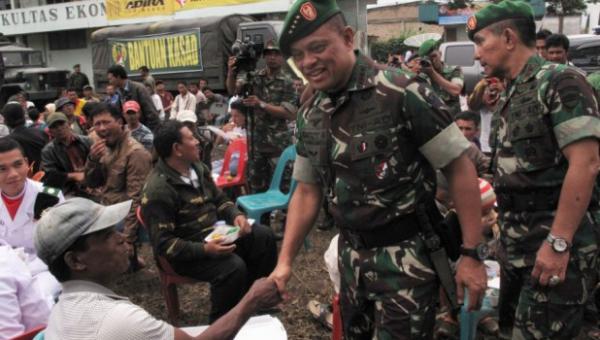 50 Rumah Rampung Dibangun, Pengungsi Sinabung Gembira