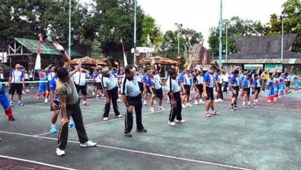 Jajaran Kesehatan TNI dan Polri Gelar Olahraga Bersama