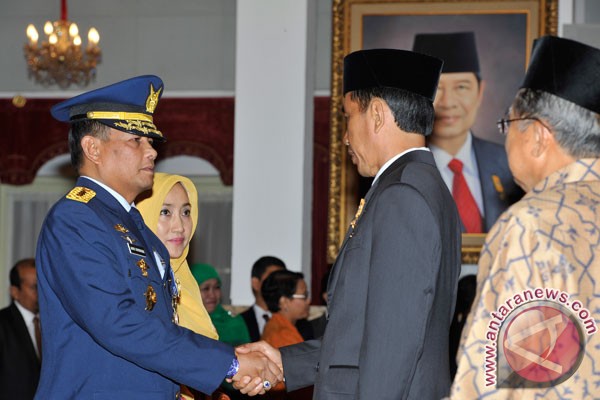 Presiden Jokowi lantik Kasau baru