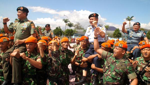 Panglima TNI Sidak ke Mako Korps Paskhas, 13 Menit Prajurit Siap dan Berkumpul