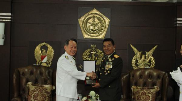 Pangab Korea lakukan kunjungan kehormatan di Mabes TNI